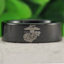 Free Shipping JEWELRY Hot Sales 8MM Black Pipe Army Military Marines Men&#39;s Comfo - £29.16 GBP