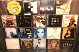 20 Music CD&#39;s All Mixed Genres Classic Rock Pop Country Oldies Disco Rap - £12.54 GBP