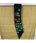 Vintage Girl Scout Sash With  Badges, Patches and Pins - £15.53 GBP