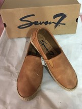 Seven7 Cape Verde Women&#39;s Espadrille Flats Tan Size 6 NIB Ships N 24h - $44.43