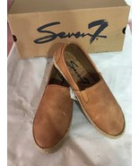 Seven7 Cape Verde Women&#39;s Espadrille Flats Tan Size 6 NIB Ships N 24h - $44.43
