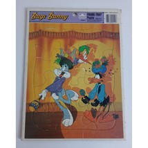 1987 Warner Bros. Golden Frame Tray Puzzle Bugs Bunny Daffy Duck Puzzle Vintage - $7.75
