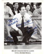 Former UCLA Basketball Head Coach &amp; Broadcaster STEVE LAVIN Inscribed Ph... - $68.16 CAD