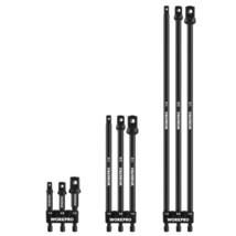 Workpro 9-Piece Socket Adapter Extension Set, 1/4, 3/8, 1/2-Inch Drive, 1/4-Inch - £24.49 GBP