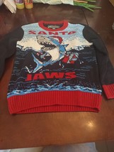 Santa Jaws Ugly Christmas Sweater Boys Size XS 5-Brand New-SHIPS N 24 HOURS - £47.38 GBP