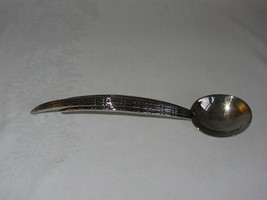 Godinger Vintage Serving Spoon Bamboo Design Handle 10 1/2&quot; - £15.81 GBP
