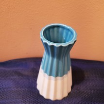 Ceramic Vase, Mothers Day Gift, Blue White Bud Vase image 2