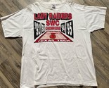 VTG Texas Tech Lady Raiders SWC Champs 90s Single Stitch T-Shirt XL Russ... - $38.69