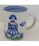 Vintage M.A. Hadley &quot;The End&quot; Farmer&#39;s Wife Art Pottery Coffee Tea Cocoa... - €16,13 EUR