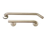 Signature Hardware 399800 Pickens Angled Grab Bar - Brushed Stainless Steel - $70.90