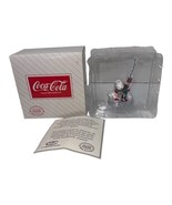 VTG Coca Cola 1994 Polar Bear Fishing Christmas Ornament Cananagh Collec... - $9.50