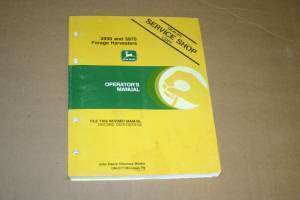JD Deere 3950+3970 Forage Harvester Operators Manual - $24.95