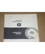 JD John Deere 39 &amp; 47 Rotary Cutter Operators Manual - £19.73 GBP