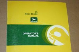 JD John Deere 65 rear blade Operators Manual - $24.95
