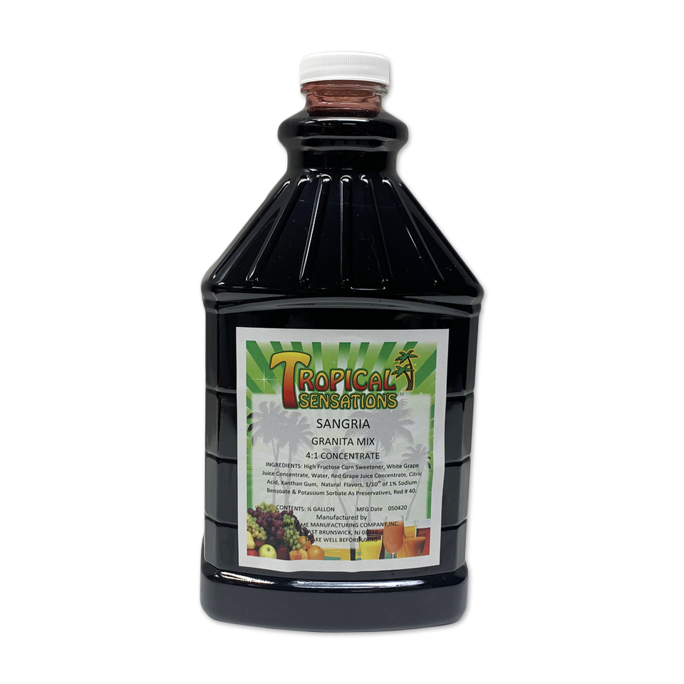 Red Sangria Frozen Drink Granita Mix, 64 oz bottle Frozen Sangria - $33.99
