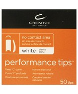 CND Performance Tips for Acrylic UV Gel, Nail Size 1-10 White or Natural... - $13.69 CAD