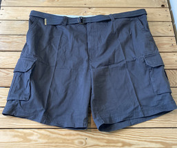 true Nation NWT $56 Men’s belted cargo shorts Size 52 Navy D7 - $23.08