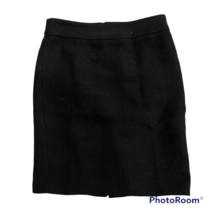 Ann Taylor Women&#39;s Straight Shift Skirt Sz 2P Petite Black Tweed Subtle ... - £19.25 GBP