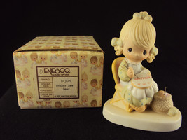 Precious Moments E-3106, Mother Sew Dear,  1979,  Free Shipping - $24.95