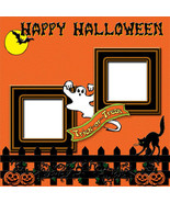 Halloween 2 ~ Digital Scrapbooking Quick Page Layout - £2.37 GBP