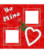 Valentine 2 ~ Digital Scrapbooking Quick Page Layout - $4.11 CAD