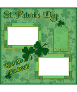 St. Patrick&#39;s Day ~ Digital Scrapbooking Quick Page Layout - £2.35 GBP