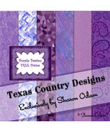 Purple Passion ~ Digital Scrapbooking Paper - $4.80 CAD