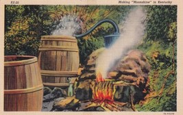 Making Moonshine in Kentucky KY Mountain Dew Postcard D52 - $2.99