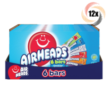 Full Box 12x Packs Airheads Assorted Chewy Candy | 6 Bars Per Pack | 3.3oz - $32.27
