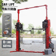 RC Motorized Car Lift MOC Building Blocks Sets Lifter DIY Model Bricks Toys Gift - £45.71 GBP