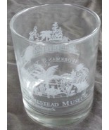 Beautiful Etched Glass Old Fashioned Tumbler - Workman &amp; Temple Museum -... - £9.30 GBP