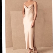 BHLDN NWT Cali Satin Charmeuse Slip Dress Ivory US Size 12 Bridal Reception - $124.99