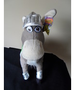 SKREK THE THIRD DONKEY PLUSH 12&quot; WITH ARMOUR STUFFED TOY NEW! - $303.65 MXN