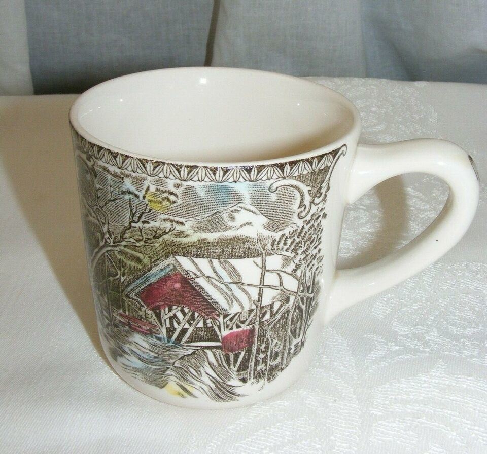 Vintage Johnson Brothers England The Friendly Village 3&quot; Coffee Mug - $24.74