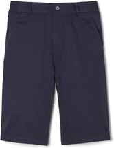French Toast Boys School Uniform Flat Front Shorts Size 5 Color Navy - £15.97 GBP