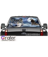 Wolf Rear Window Graphics, Tint Perforated Sticker for Truck Vinyl Picku... - €39,08 EUR