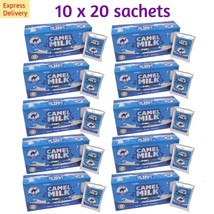 10 boxes of 20 sachets x 25g Camel Milk Powder Premix Express Shipping - £114.95 GBP