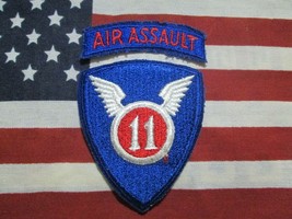 11TH Air Assault Division Patch W/TAB Vietnam Era 1964 Patches Test 1963-1965 - £6.27 GBP