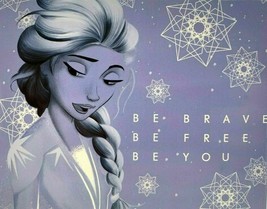 Disney Cardinal Frozen 2 500 Piece Jigsaw Puzzle Elsa - Be Brave Be Free... - $10.99
