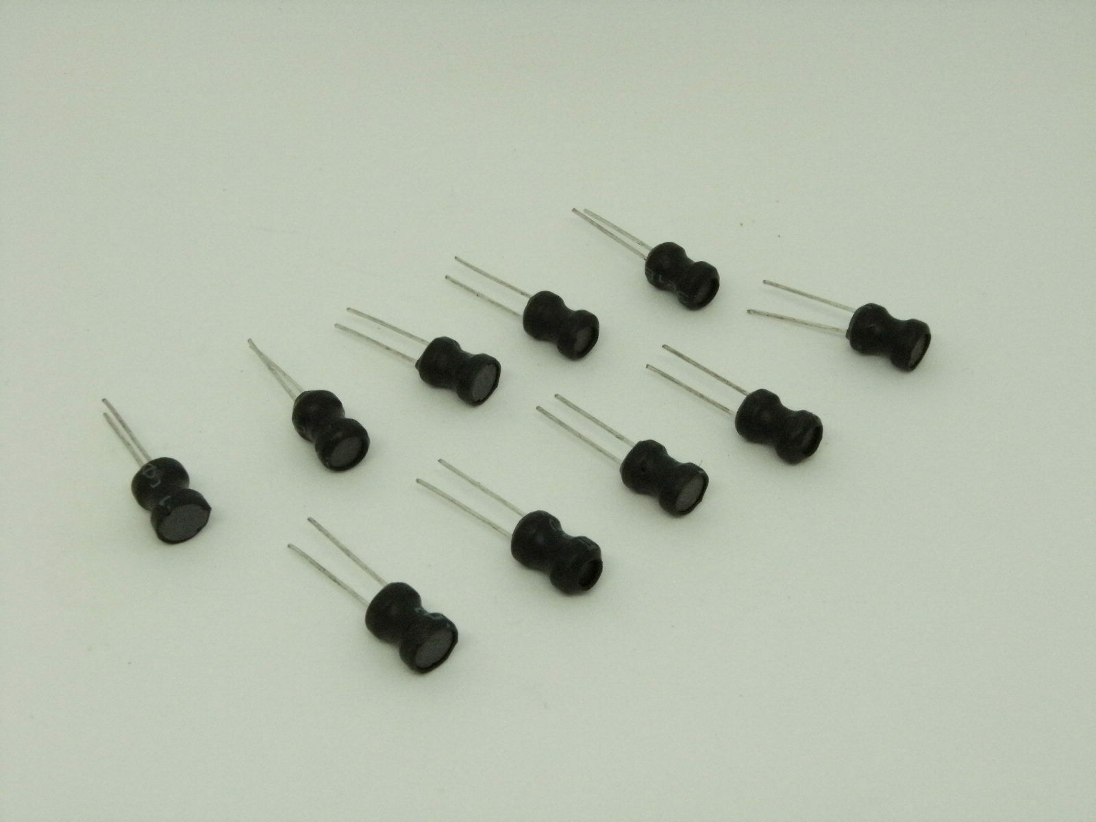 10x Pcs Pack Lot 0608 6x8mm I-Shape Power Inductor Inductance Copper Coil 2 Pins - $11.22