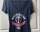 Washington Wizards NBA Short Sleeved T Shirt Womens S Black Playoffs  V ... - $10.30