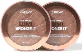 2 L'Oreal Paris 0.41 Oz True Match Lumi Bronze It 03 Deep Sunkissed Face & Body - $26.99
