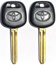 2Pcs TOY44G Toyota 2010-2014 G Chip Transponder Key Blank With Logo Usa Seller - £14.68 GBP