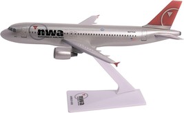 Airbus A320 Northwest Airlines - Silver 1/200 Scale Model Airplane - £27.25 GBP