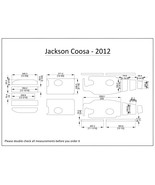 2012 Jackson Coosa Kayak Boat EVA Foam Deck Floor Pad Flooring - £118.14 GBP