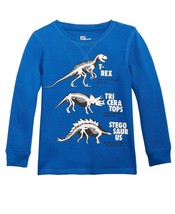 Epic Threads Little Kid Boys Dino Species Shirt,Blue Waterfront,4T - £14.09 GBP