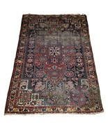 Handmade Antique Persian Bakhtiari Rug 4.5&#39; x 6.3&#39; (136cm x 193cm) 1900s... - $991.13 CAD