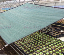 Blackish Green Shade Cloth Taped Edge with Grommets Quick Assembly Construction - £13.00 GBP+