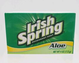 Irish Spring Aloe Bar Bath Soap 4oz Moisturizing Made In The USA - $4.69 CAD