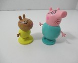 Peppa Pig&#39;s Daddy Pig Pedro Pony mini figures cake toppers lot 2 Finders... - $4.94